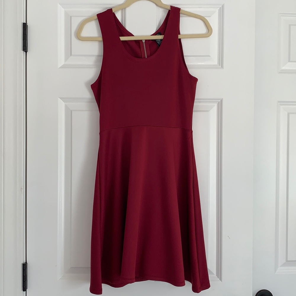 Burgundy Tank Swing Dress BNWT